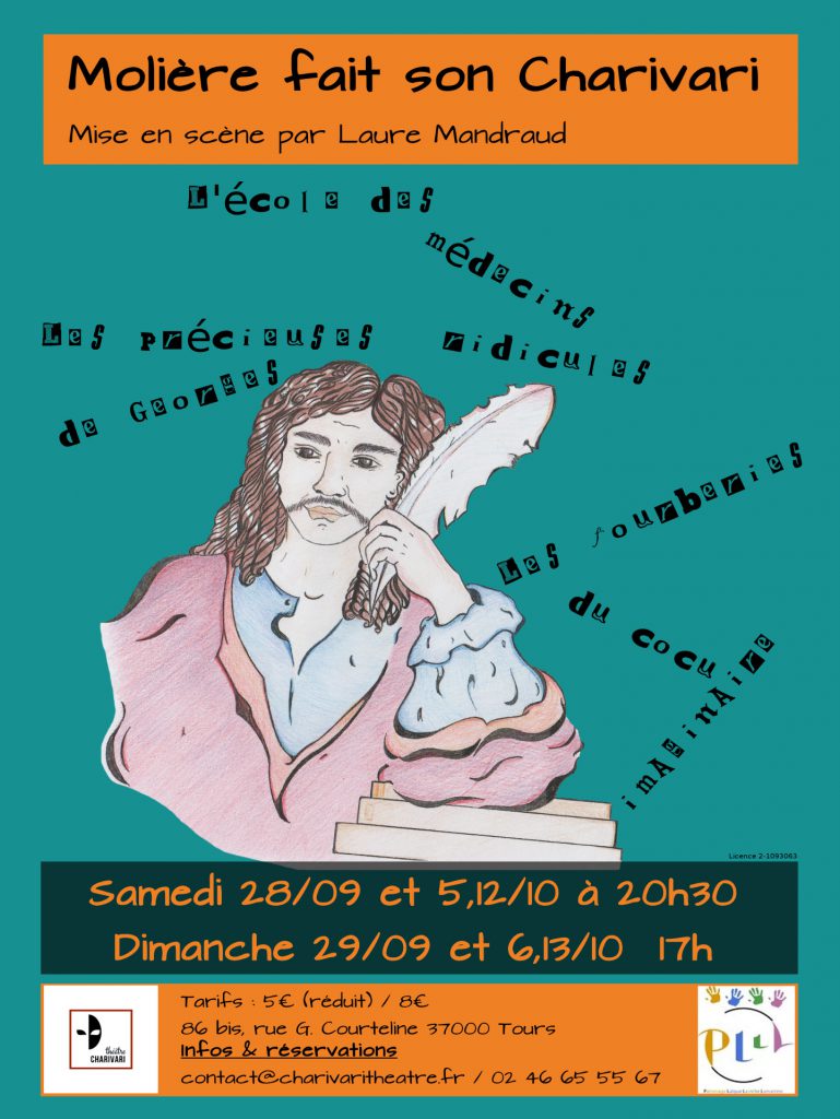 Affiche saisin octobre 2019 - Molière fait son charviari